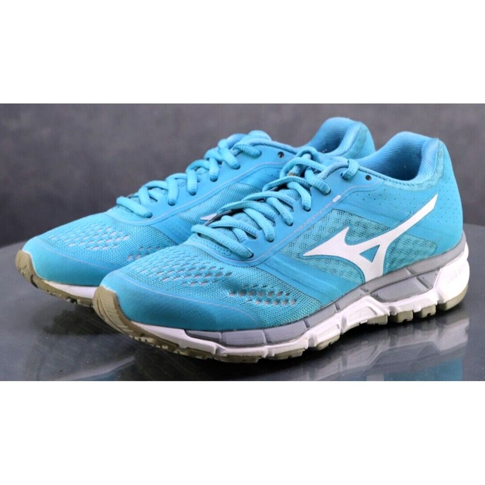 Mizuno Synchro Mx Women's Running Shoes Size 6.5 Aqua Blue